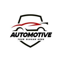 Flat car logo vector