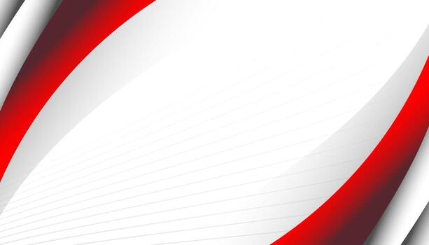 Abstract Red and White Background Design vector