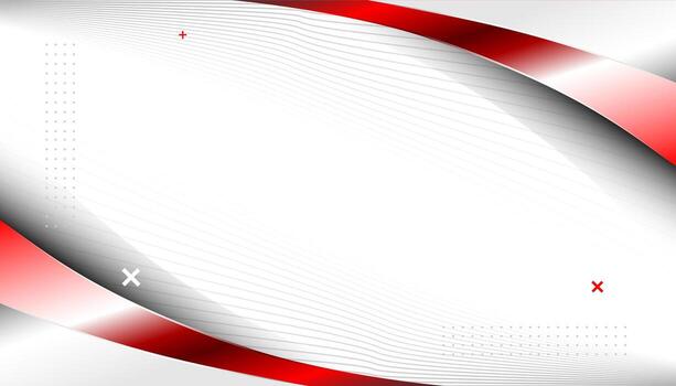 Abstract background with red and white stripes and copy space. vector