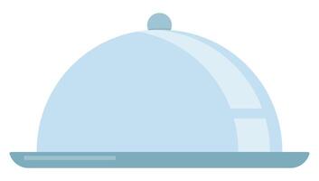 Serving flat icon isolated on white background. vector