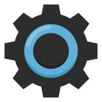 Development flat icon isolated on white background. vector