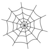 Silhouette of the web isolated on white background. vector