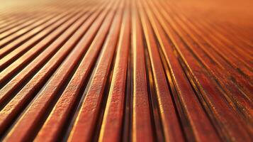Golden Textured Surface with Parallel Lines and Warm Lighting photo