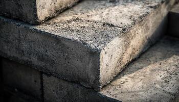 Concrete Blocks Showing Texture and Detail photo