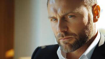 A man with a beard photo