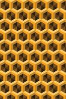 Geometric Hexagon Background vector