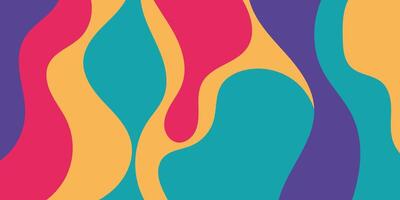 colorful abstract background with wavy for summer background vector