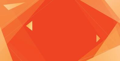 Abstract orange triangle background with triangles vector