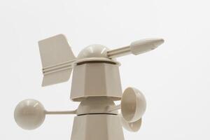 A 3 cups anemometer for wind speed and direction sensor for weather monitoring station photo