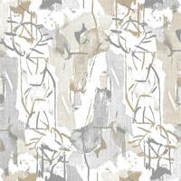 A wallpaper with abstract designs in gray and beige vector