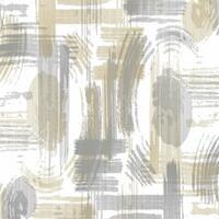 A gray and white abstract wallpaper with a brush stroke pattern vector