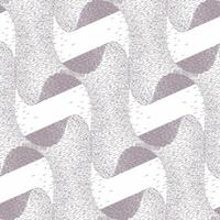 A pattern with a wave shape in purple and white vector