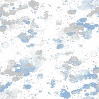 A blue and white paint splatter pattern vector