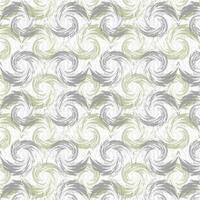 A green and white pattern with swirls vector