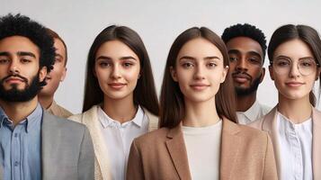 A group of people in business attire photo