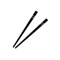 Chopstick icon on white background. vector