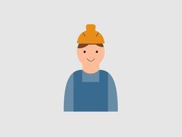 This is a simple illustration of a worker vector
