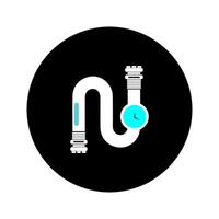 control water pipe vector