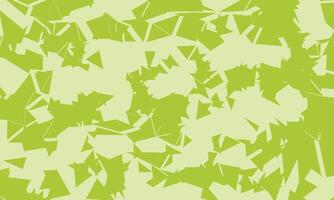 Abstract irregular polygon pattern background in olive green color. Chaotic and stacked triangle design vector