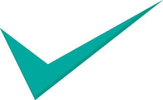 a check mark is shown on a white background vector