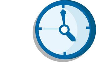 a clock is shown on a white background vector
