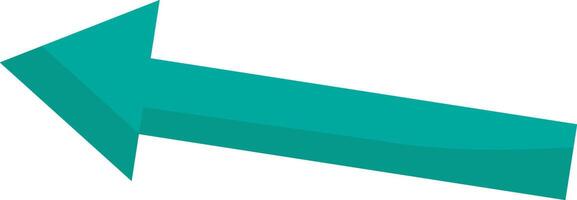 a green arrow pointing down on a white background vector