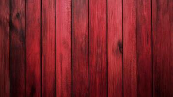 Wooden red planks arranged vertically creating a rustic and warm atmosphere in a cozy space photo