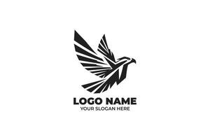 Precision and Power, A High Tech Eagle Design with Sleek Geometry vector