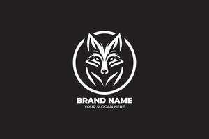 Sharp and Smart, A Geometric Fox Design with Bold, Angular Lines vector