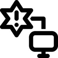 Incident, Exploit, Error Outline Icon vector