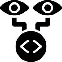 Spyware, Malware Glyph Solid Icon vector