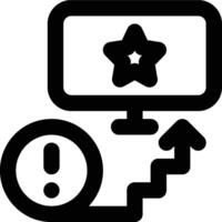 Privilege Escalation, Exploit Outline Icon vector