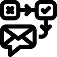 Spoofing, Message Spoofing Outline Icon vector