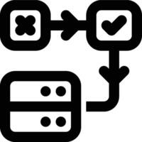 DNS Spoofing Poisoning DNS Outline Icon vector