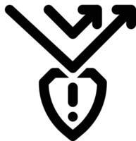 Countermeasure, Defense, Computer Security Outline Icon vector