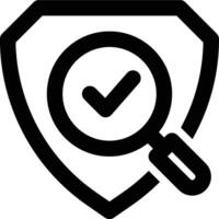Security Testing, Security Analysis, Cyber Security Outline Icon vector