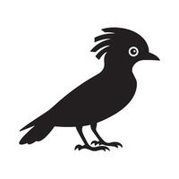 Best Black Bird on a branch vector