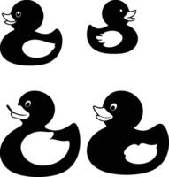 Set of ducks vector
