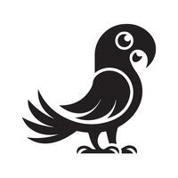 Single Bird on a branch vector