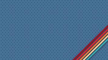 Retro futuristic design with colorful lines inspired by the 1970s, 1980s, and 1960s. Funky abstract background for creative or tech projects. vector