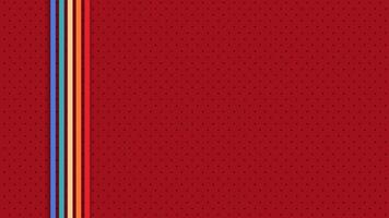Abstract retro design with colorful lines in 1970s, 1980s, and 1960s futuristic style. Funky tech background for modern or vintage projects. vector