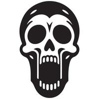 Scary Skull Image Illustration Perfect for Halloween Designs vector