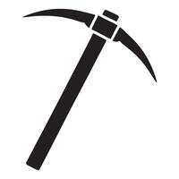 Detailed Pickaxe Illustration Mining Equipment for Excavation Work design vector