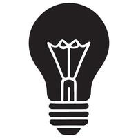 Light Bulb Icon for Innovation, Ideas, and Creativity vector