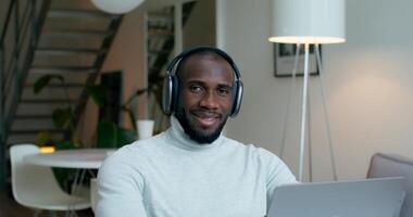 Portrait of a man at his desk video