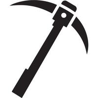 Detailed Pickaxe Illustration Mining Equipment for Excavation Work vector