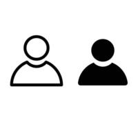 Download user icon set and graphic resource. vector