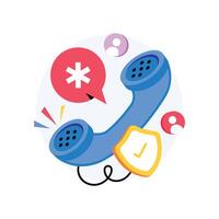 Emergency Concepts Style illustrations. EPS 10 File stock illustration vector