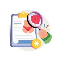 Early Detection Concepts Style illustrations. EPS 10 File stock illustration vector