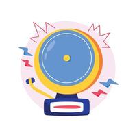 School Bell Concepts Style illustrations. EPS 10 File stock illustration vector